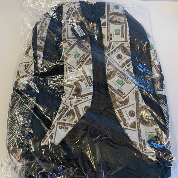 One Hundred Dollar Bill Backpack- NWT - Picture 6 of 6